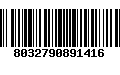 Código de Barras 8032790891416