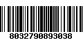 Código de Barras 8032790893038