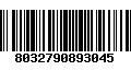 Código de Barras 8032790893045