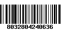 Código de Barras 8032804240636