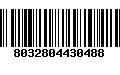 Código de Barras 8032804430488