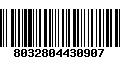 Código de Barras 8032804430907