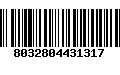 Código de Barras 8032804431317