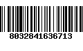 Código de Barras 8032841636713