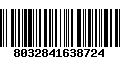 Código de Barras 8032841638724