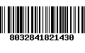 Código de Barras 8032841821430