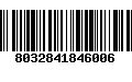 Código de Barras 8032841846006