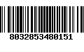 Código de Barras 8032853480151