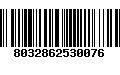 Código de Barras 8032862530076