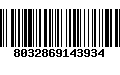 Código de Barras 8032869143934