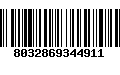 Código de Barras 8032869344911