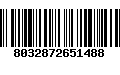 Código de Barras 8032872651488