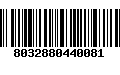 Código de Barras 8032880440081