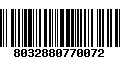 Código de Barras 8032880770072