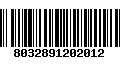 Código de Barras 8032891202012