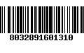 Código de Barras 8032891601310