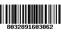 Código de Barras 8032891603062