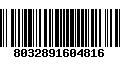 Código de Barras 8032891604816