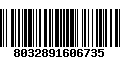 Código de Barras 8032891606735