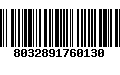 Código de Barras 8032891760130