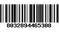 Código de Barras 8032894465308