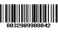 Código de Barras 8032909908042