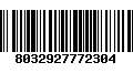 Código de Barras 8032927772304