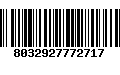 Código de Barras 8032927772717