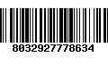 Código de Barras 8032927778634
