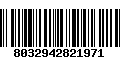 Código de Barras 8032942821971