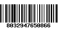 Código de Barras 8032947650866