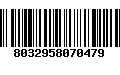 Código de Barras 8032958070479