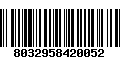 Código de Barras 8032958420052