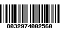 Código de Barras 8032974002560