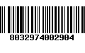 Código de Barras 8032974002904