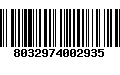 Código de Barras 8032974002935