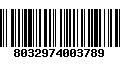 Código de Barras 8032974003789