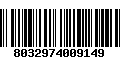 Código de Barras 8032974009149