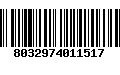 Código de Barras 8032974011517