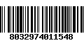 Código de Barras 8032974011548