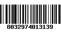 Código de Barras 8032974013139