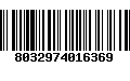 Código de Barras 8032974016369