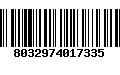 Código de Barras 8032974017335