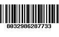 Código de Barras 8032986287733