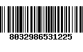 Código de Barras 8032986531225