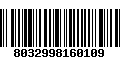 Código de Barras 8032998160109