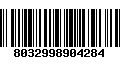 Código de Barras 8032998904284