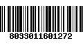 Código de Barras 8033011601272