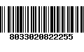 Código de Barras 8033020822255