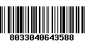 Código de Barras 8033040643588
